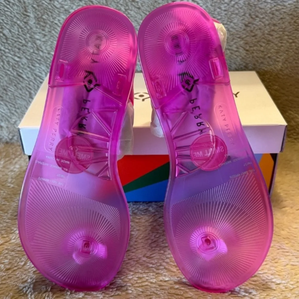 KATY PERRY The Geli Pink Rainbow Sandals - Picture 2 of 9